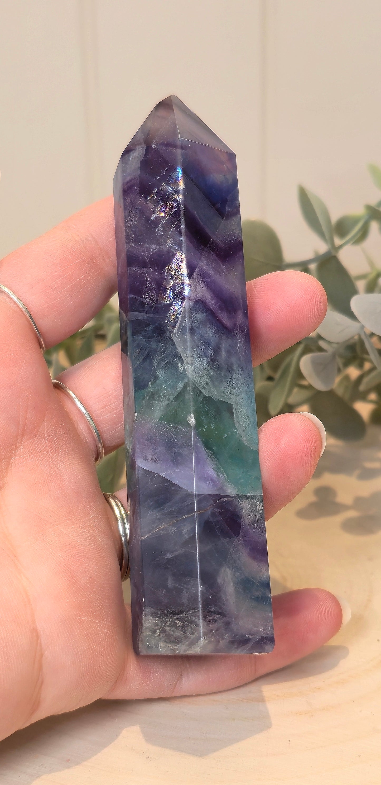 Pointe en Fluorite