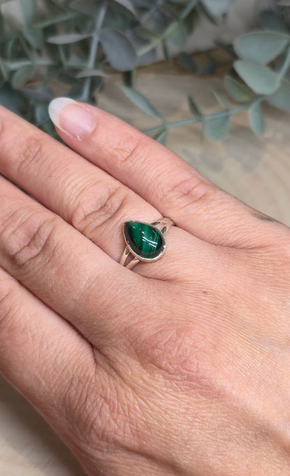 Bague Malachite
