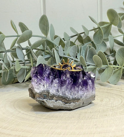 Bague Vague/Soleil gold