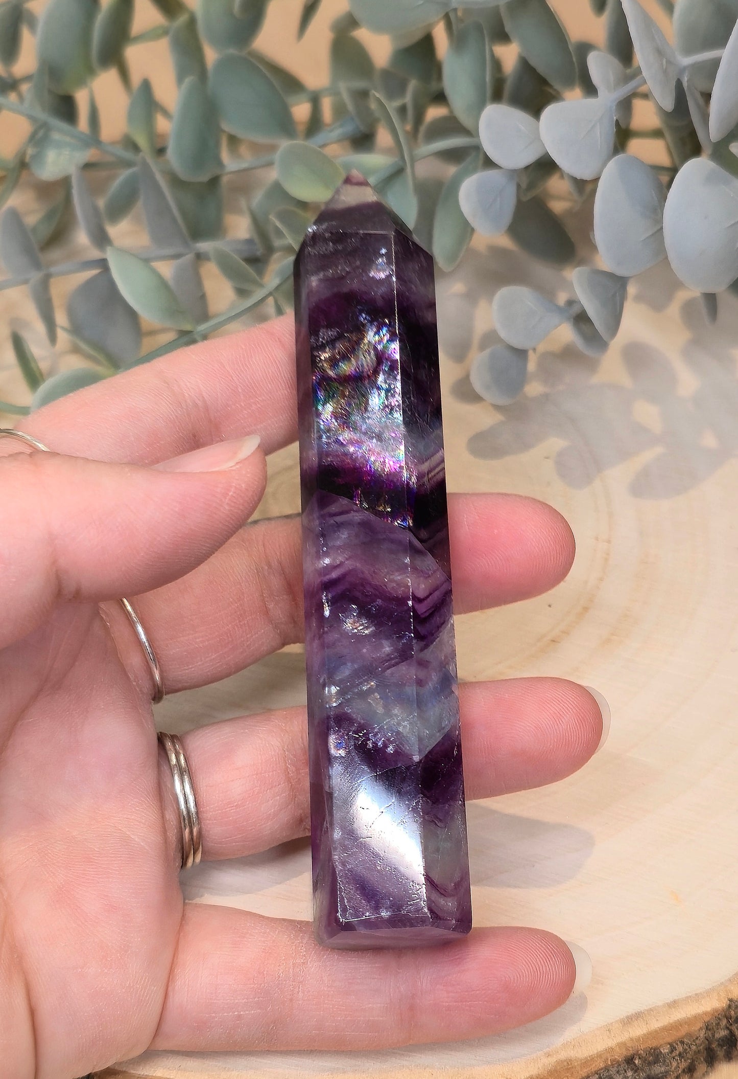 Pointe en Fluorite
