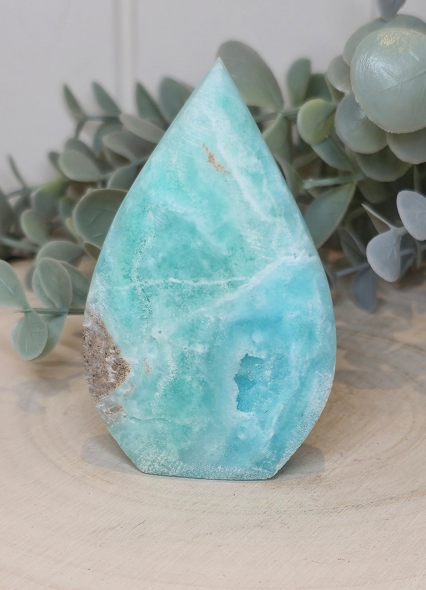 Flamme en Hémimorphite