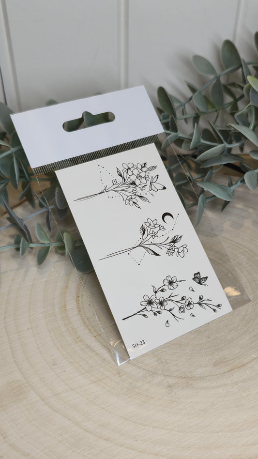 Tatouage temporaire Floral SH-23