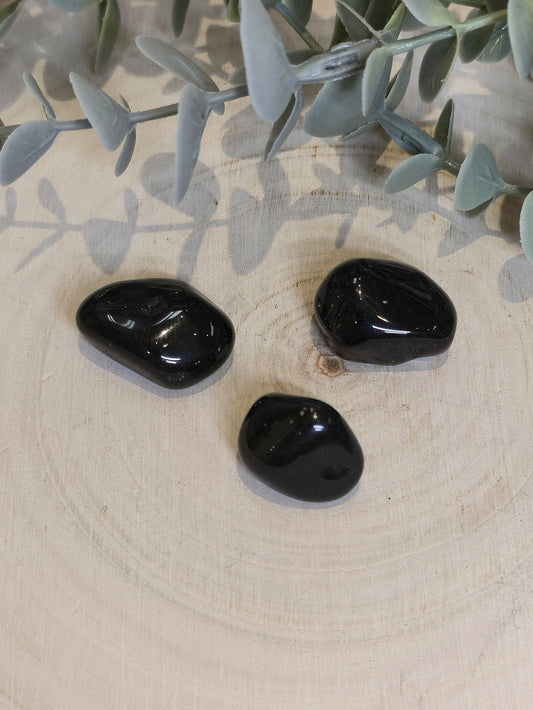Onyx noire barattée