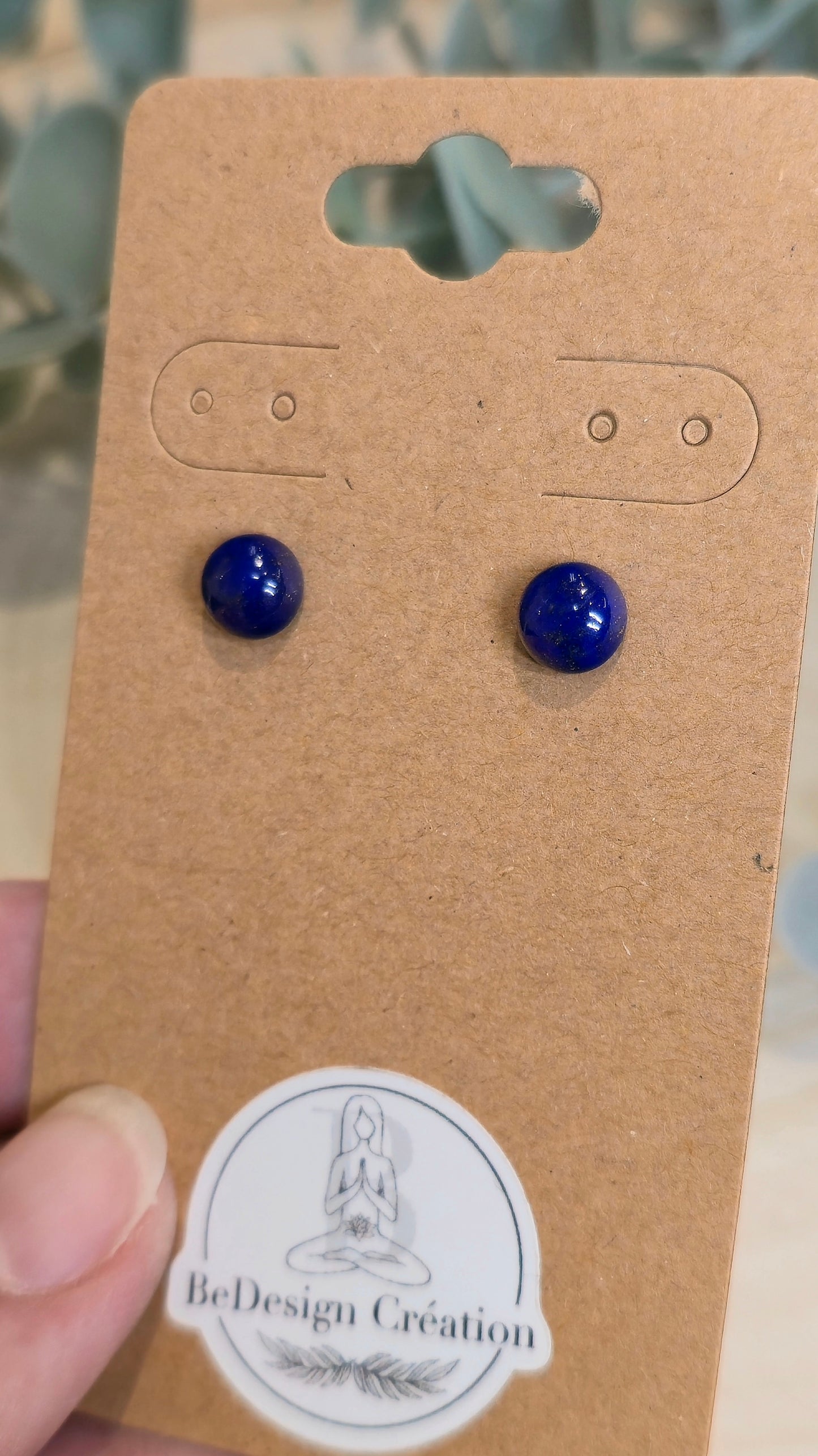 Boucles d’oreilles Lapis Lazuli