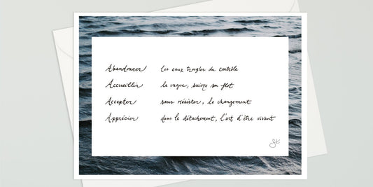 Carte de souhaits - La non-résistance