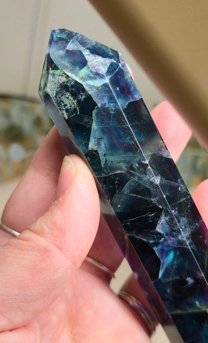 Pointe en Fluorite AA