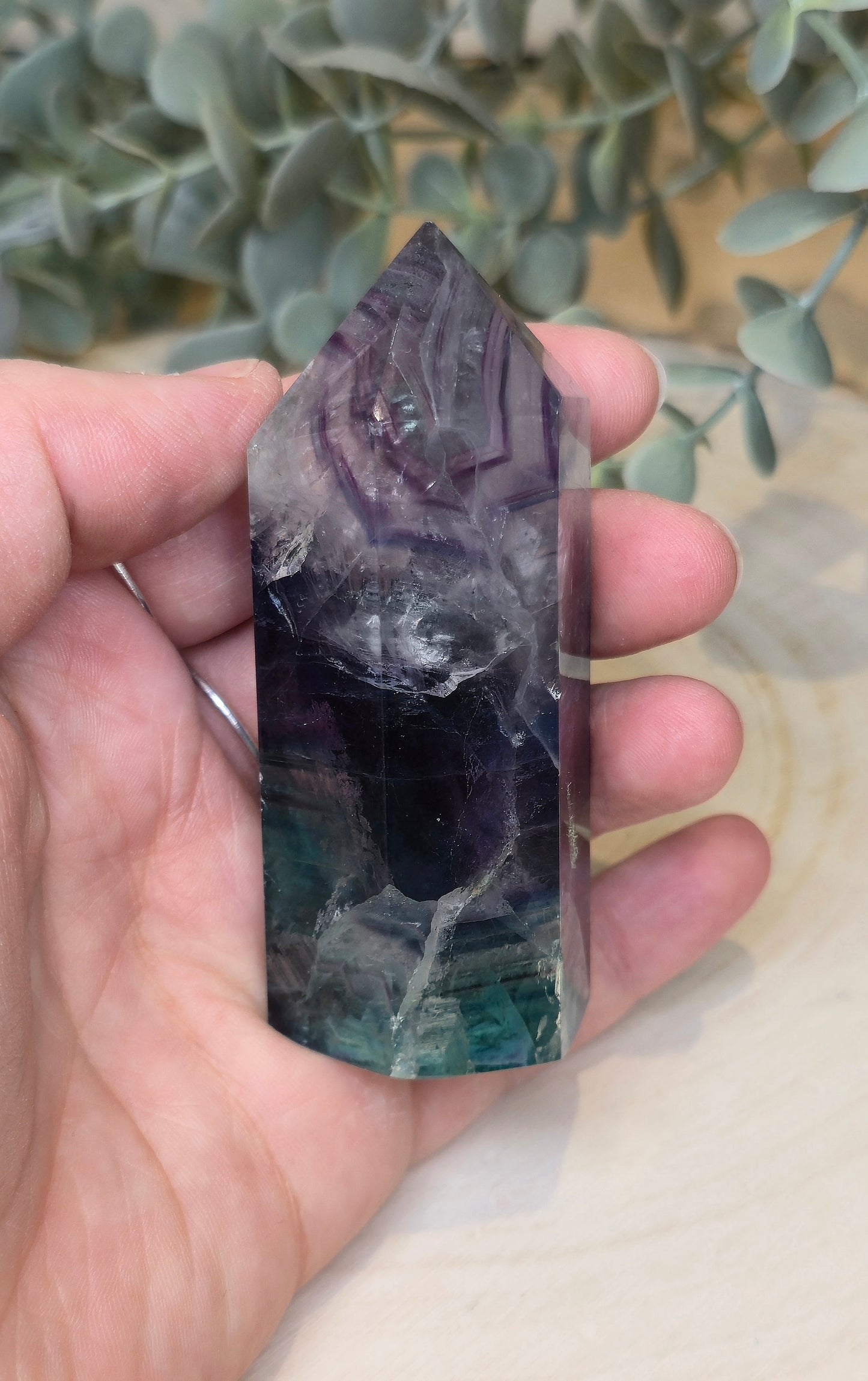Pointe en Fluorite AA
