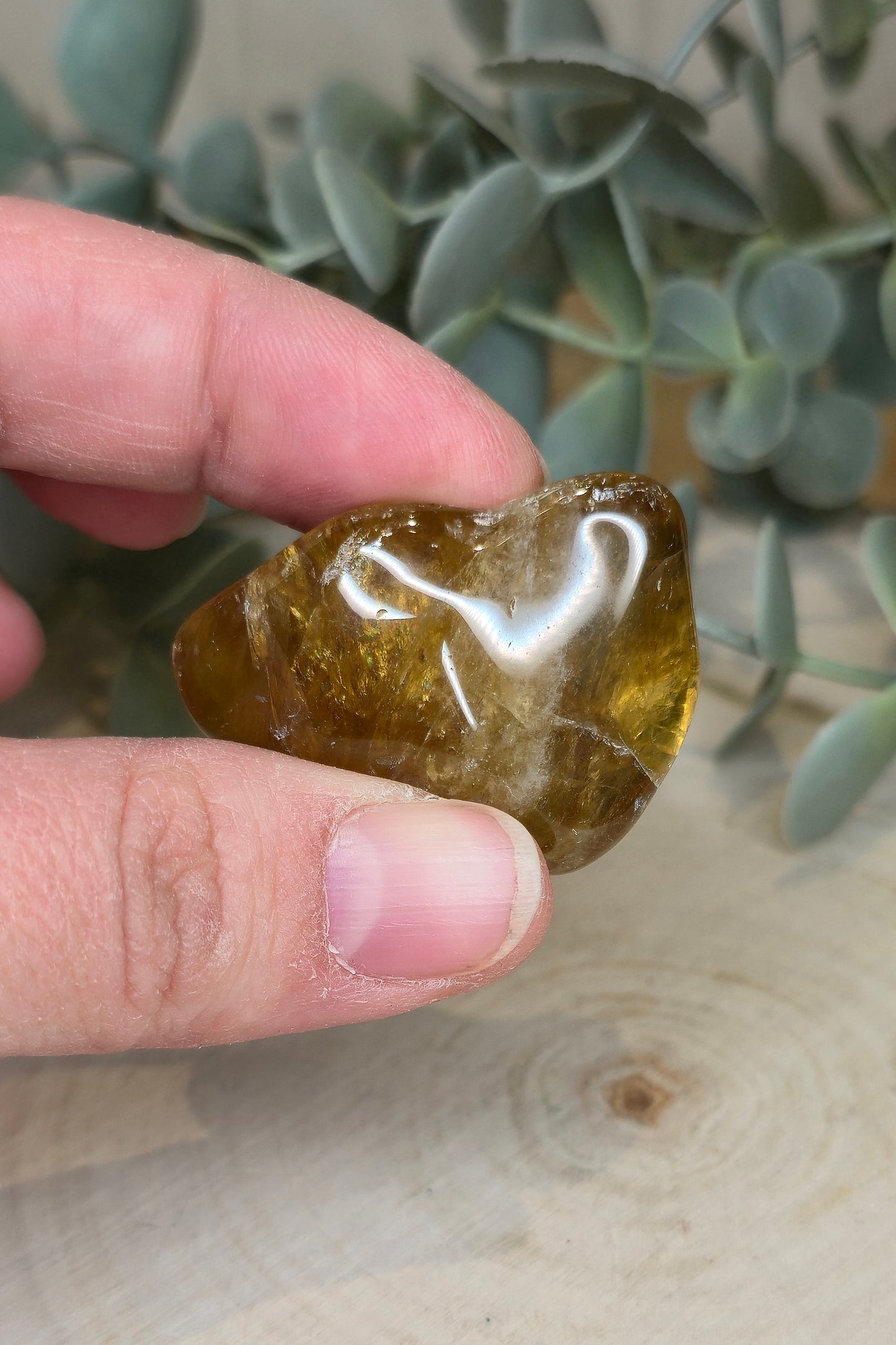 Citrine naturelle du Brésil grade extra barattée
