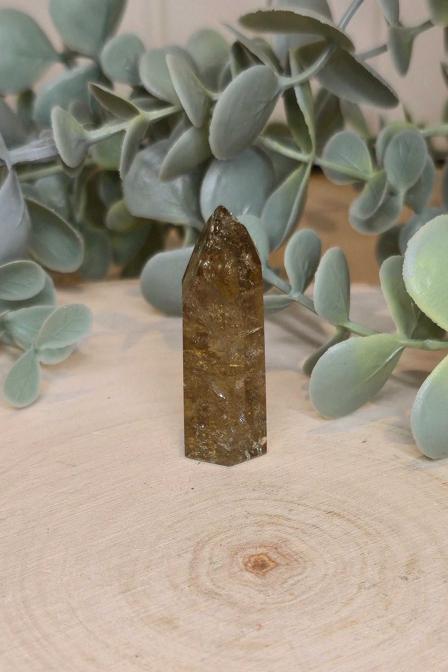 Pointe en Citrine Naturelle