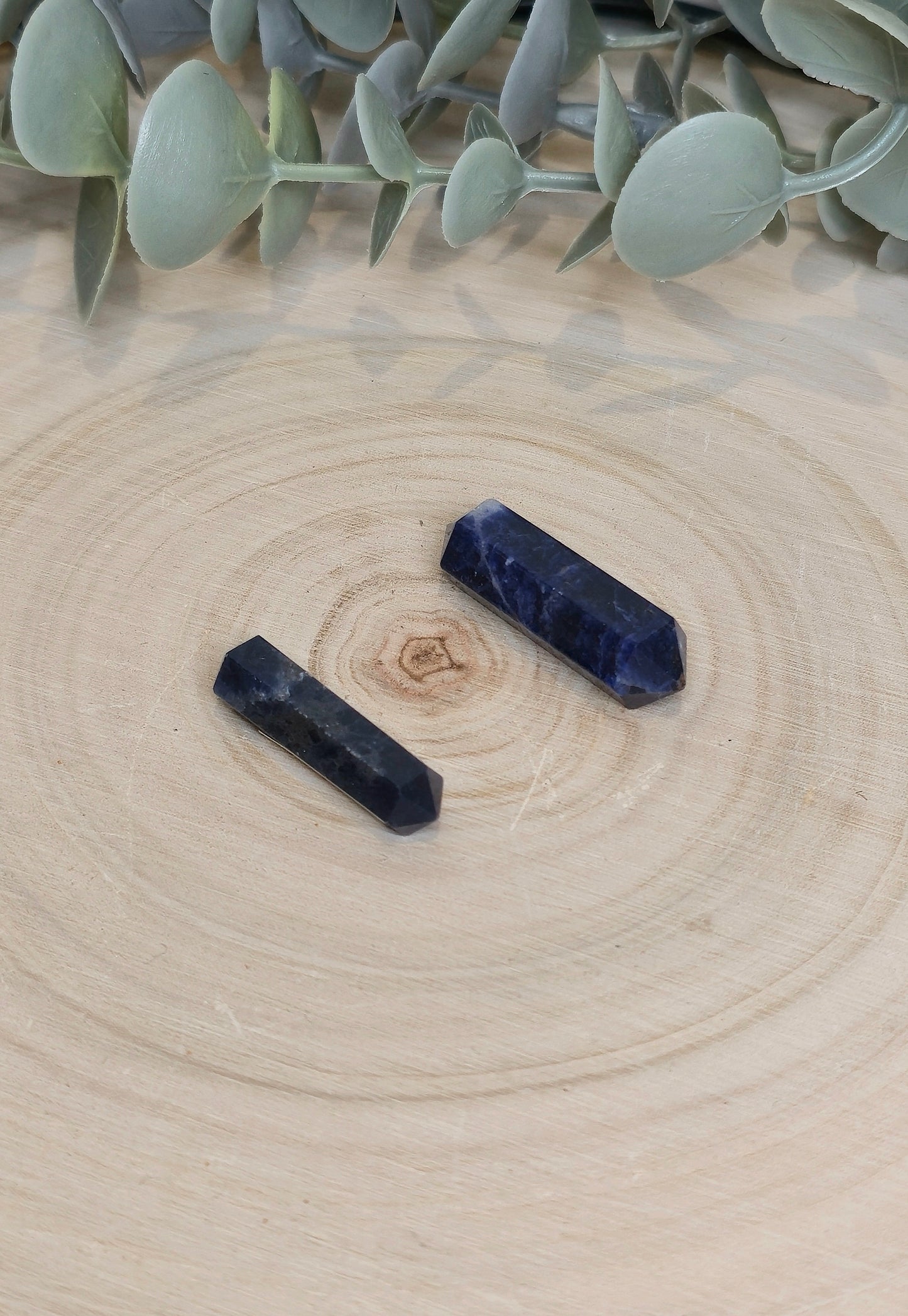 Mini Double Pointe en Sodalite