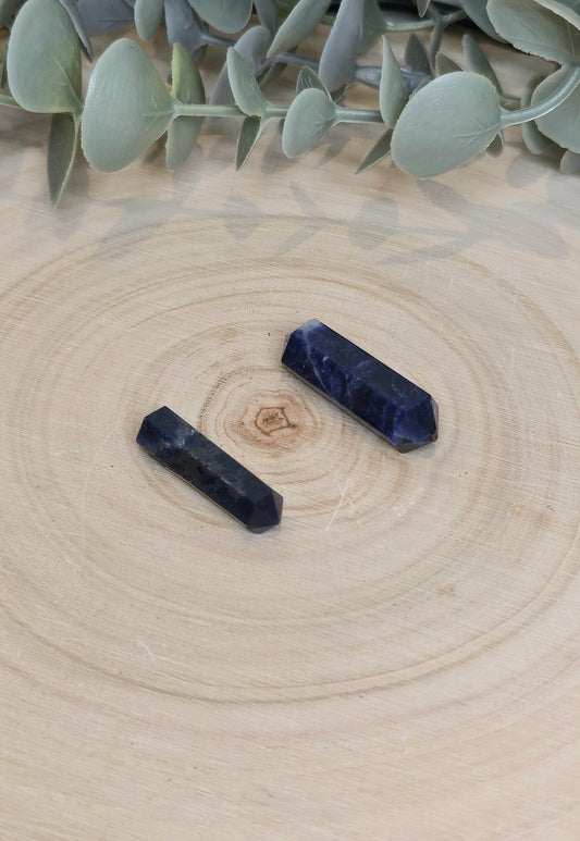 Mini Double Pointe en Sodalite