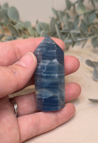 Pointe en Onyx Mexicaine bleue