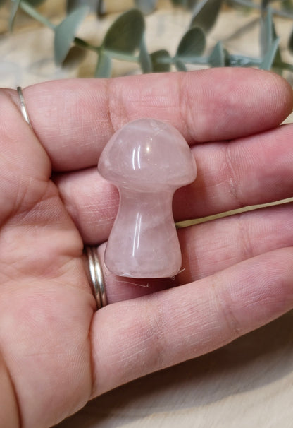 Champignon Quartz rose