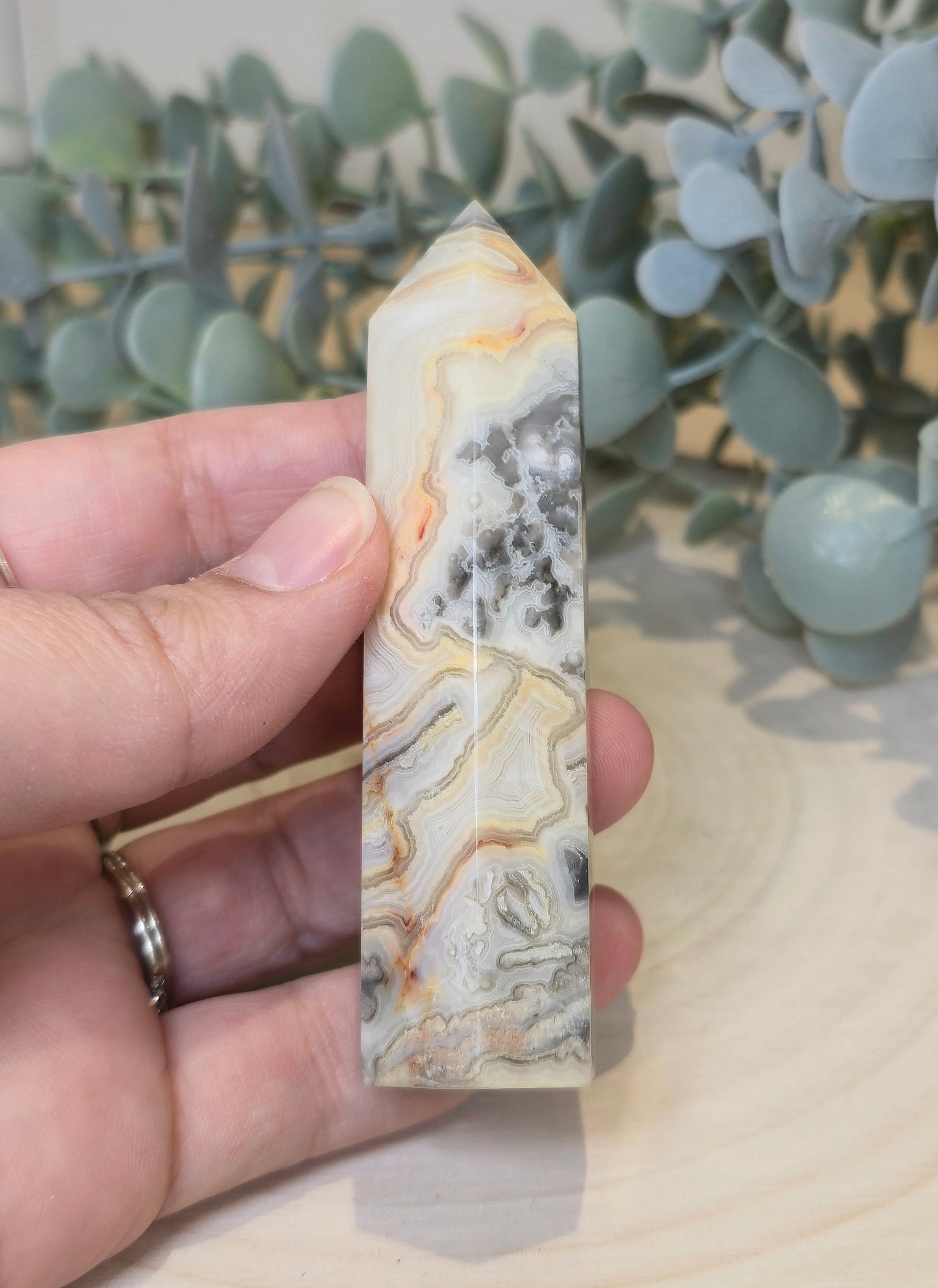 Pointe Agate Crazy lace (fou)