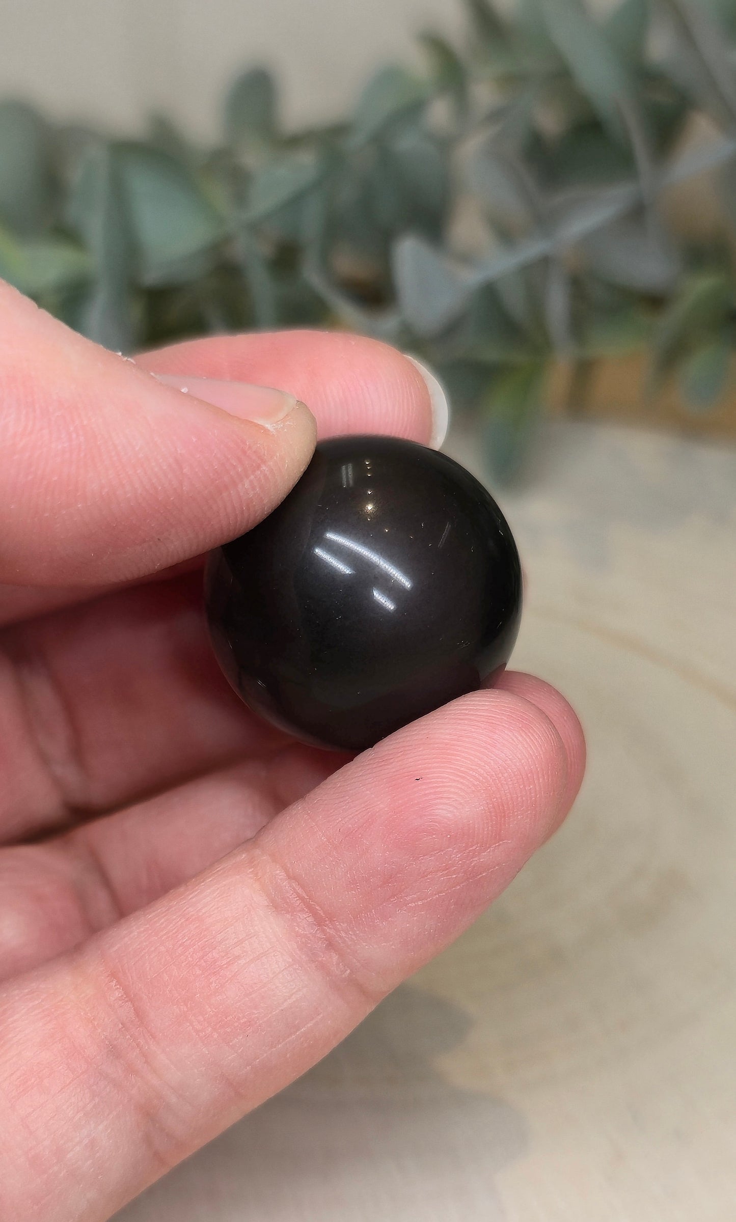 Sphère Obsidienne arc-en-ciel