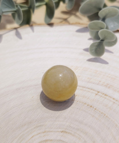 Sphère Calcite miel