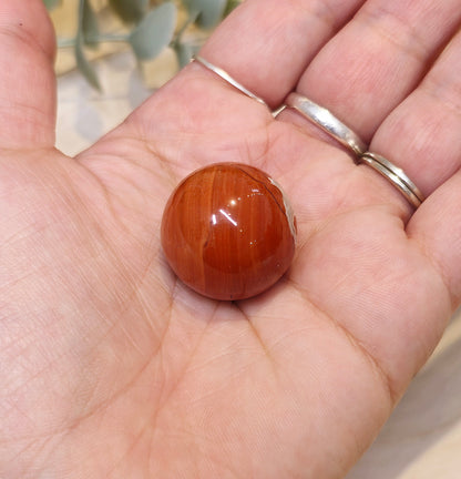 Sphère Jaspe rouge