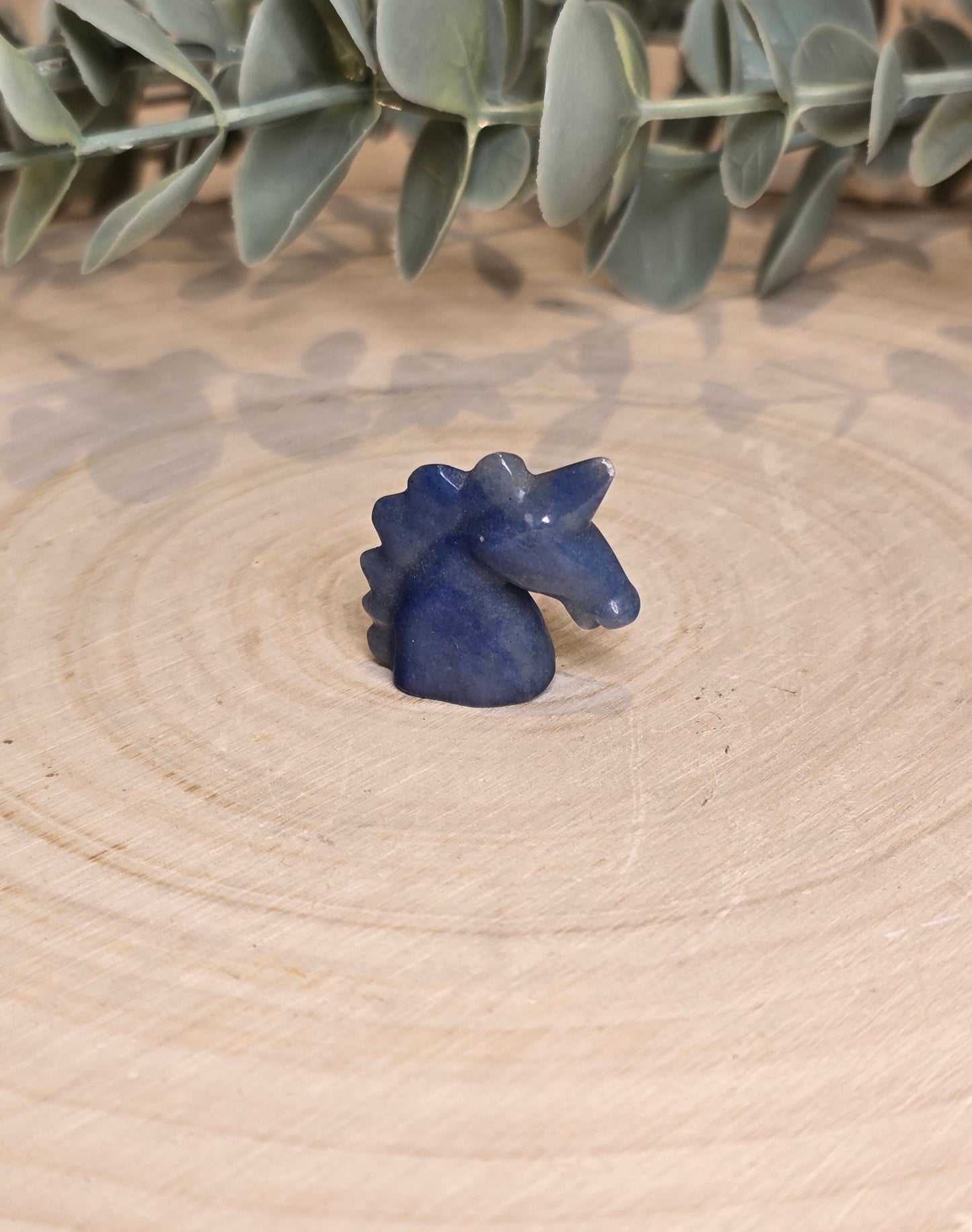 Licorne Aventurine bleue