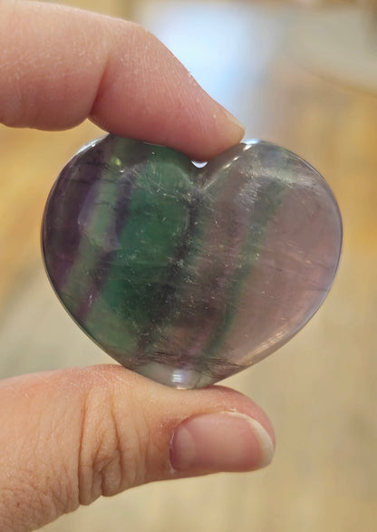 Coeur en Fluorite