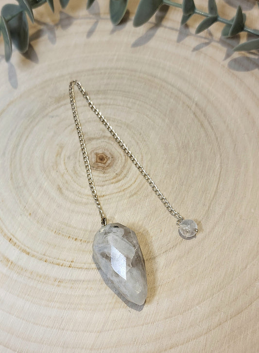 Pendule Pierre de lune diamand
