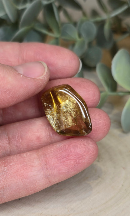 Citrine naturelle du Brésil grade extra barattée