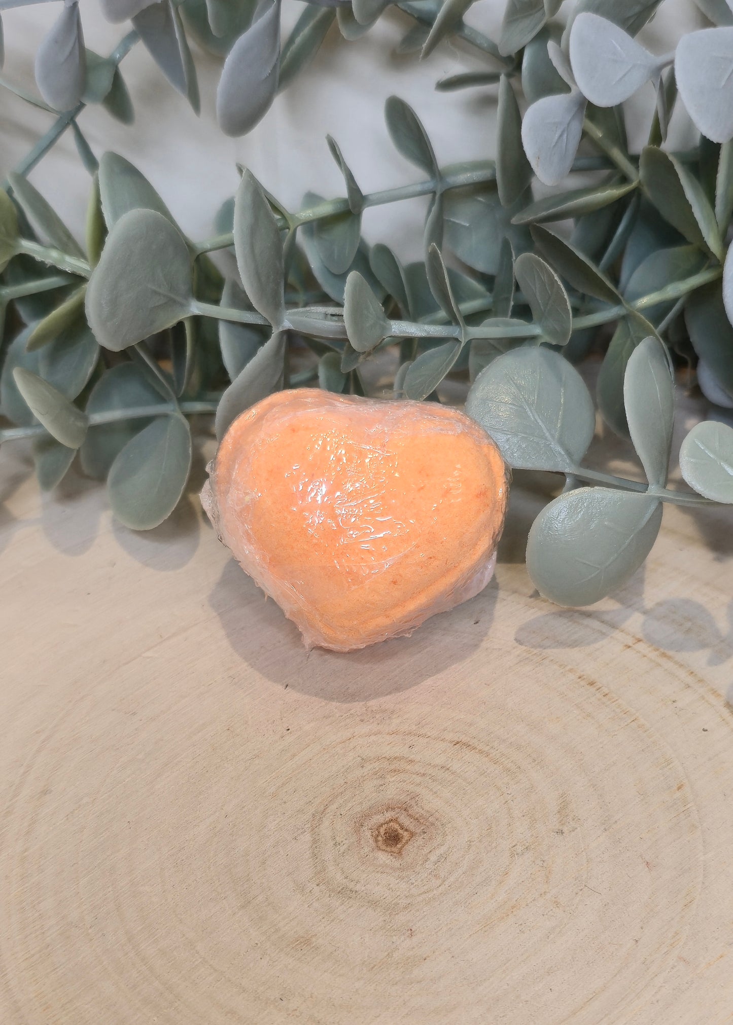 Bombe de bain en coeur - Popsicle à l’orange