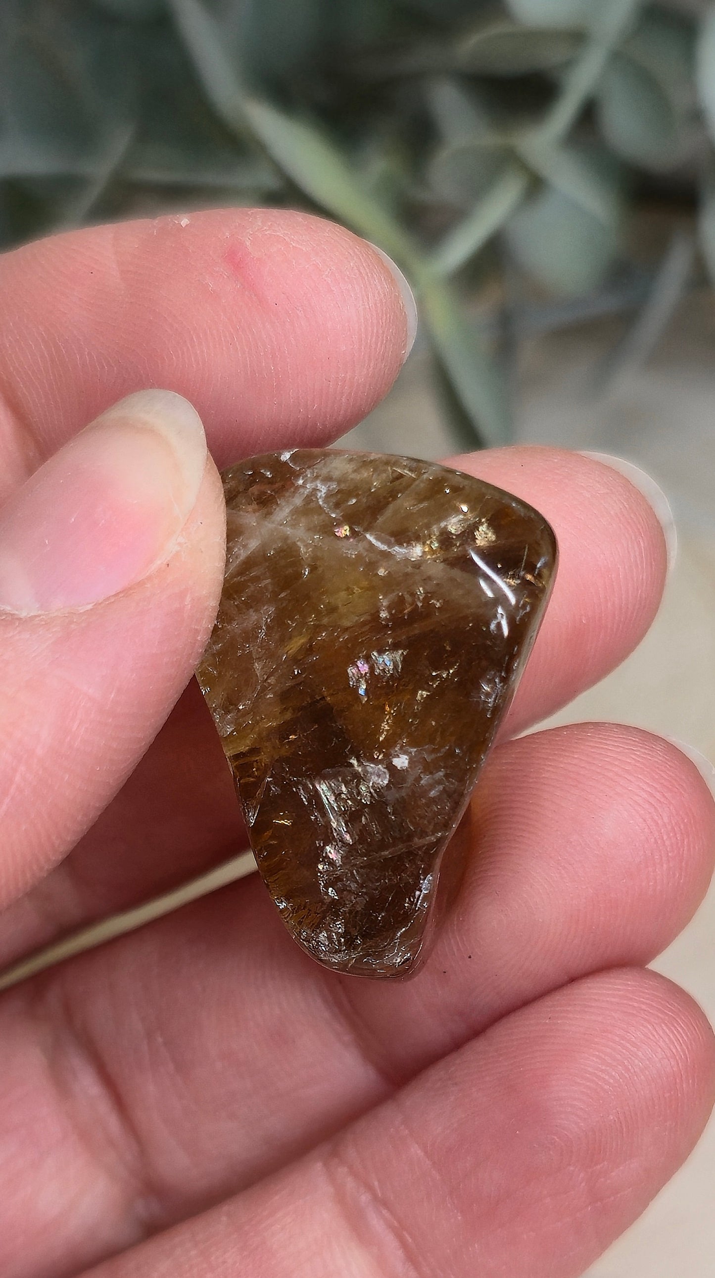 Citrine naturelle du Brésil grade extra barattée