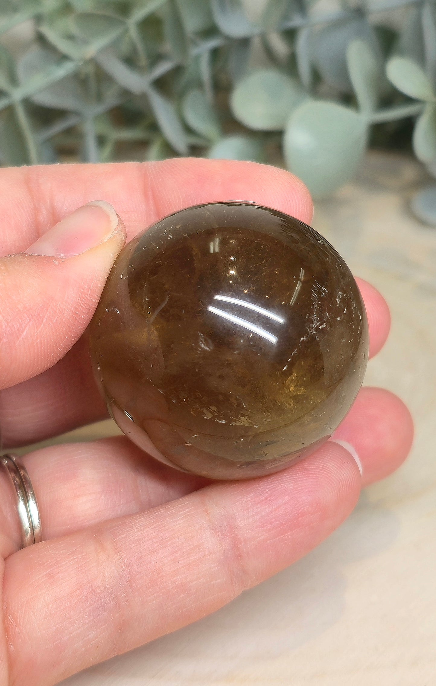 Sphère Citrine Naturelle