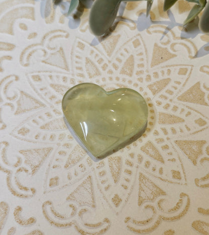 Coeur Fluorite verte