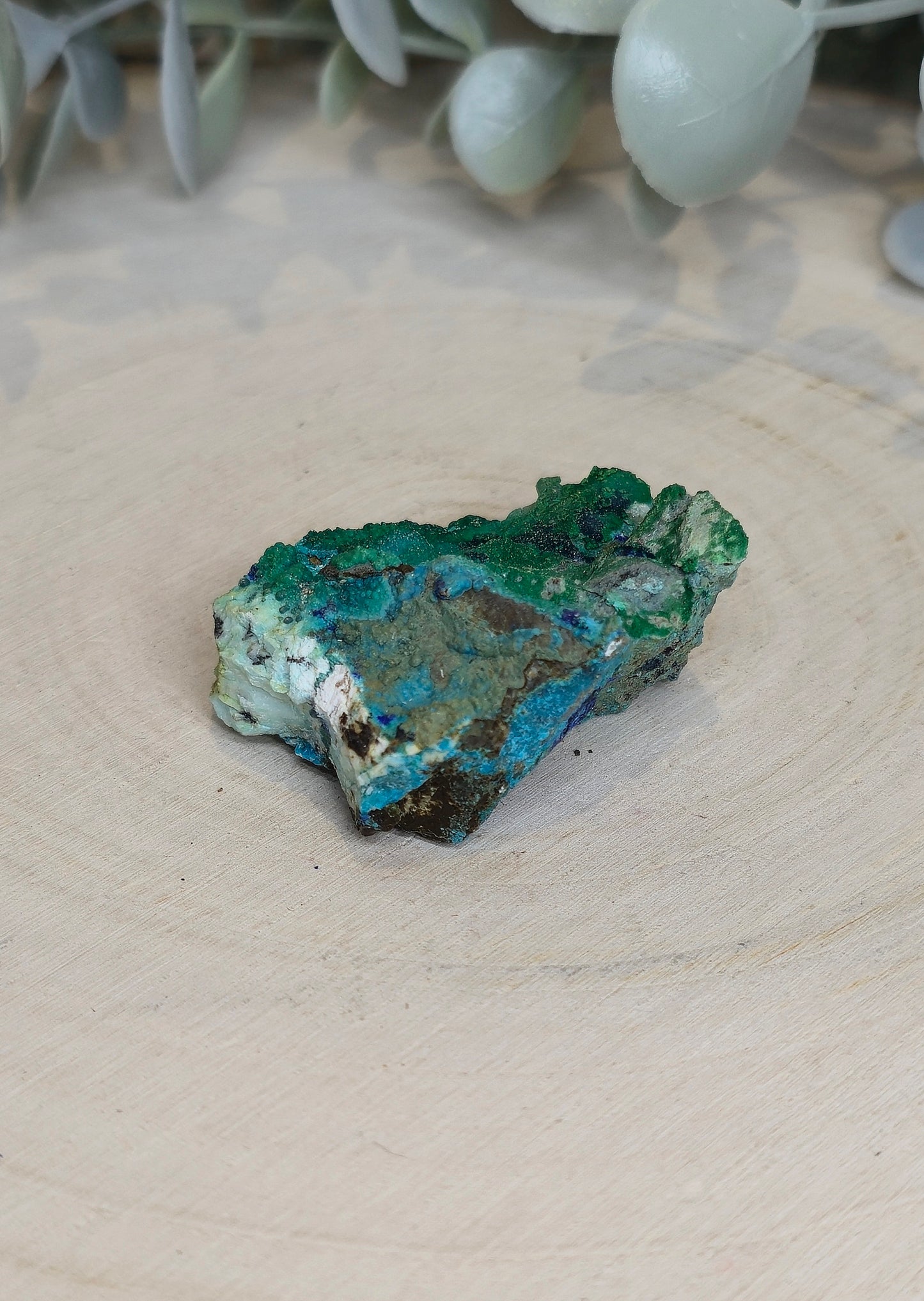 Azurite Malachite Chrysocolle brute