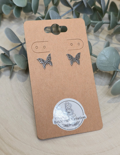 Boucles d’oreilles Papillon élégant