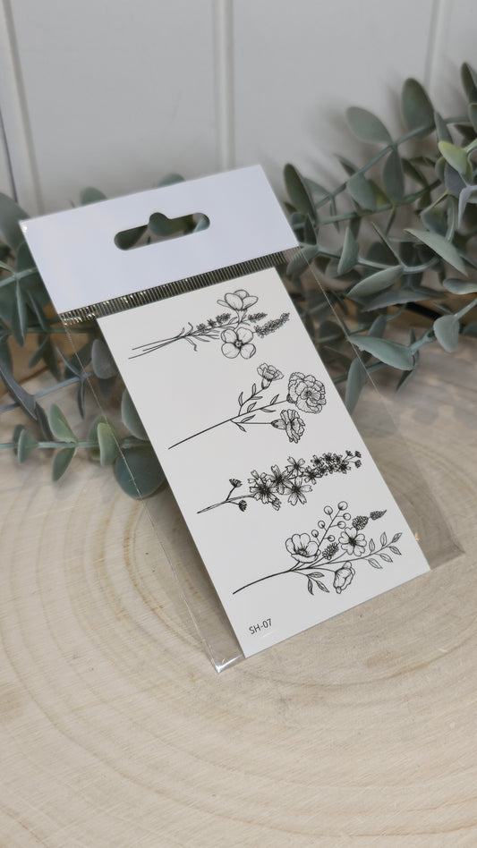 Tatouage temporaire Floral SH-07