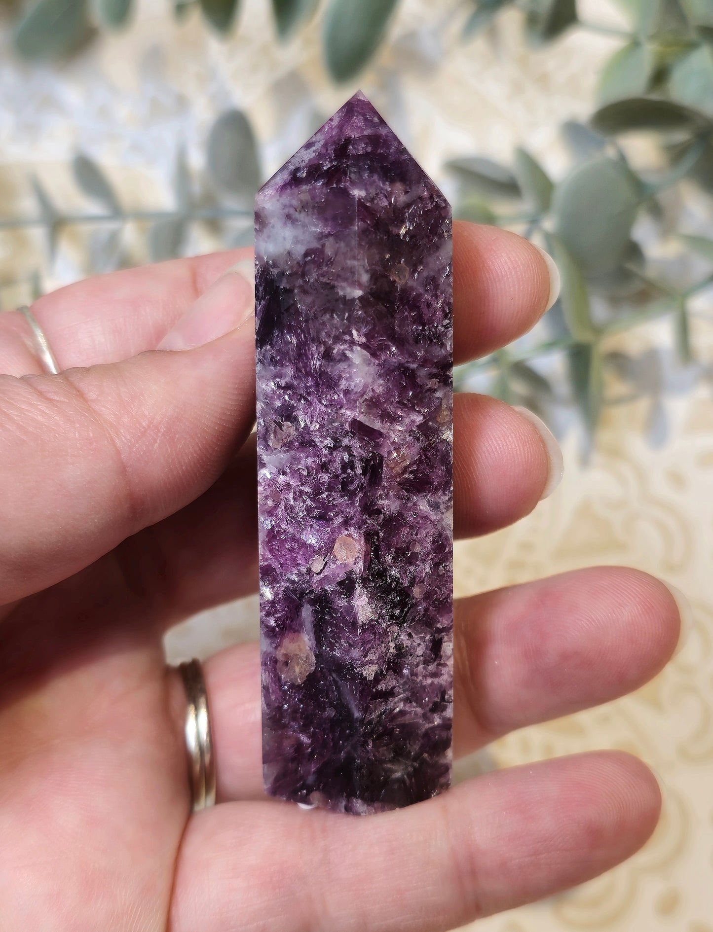 Pointe Mica mauve