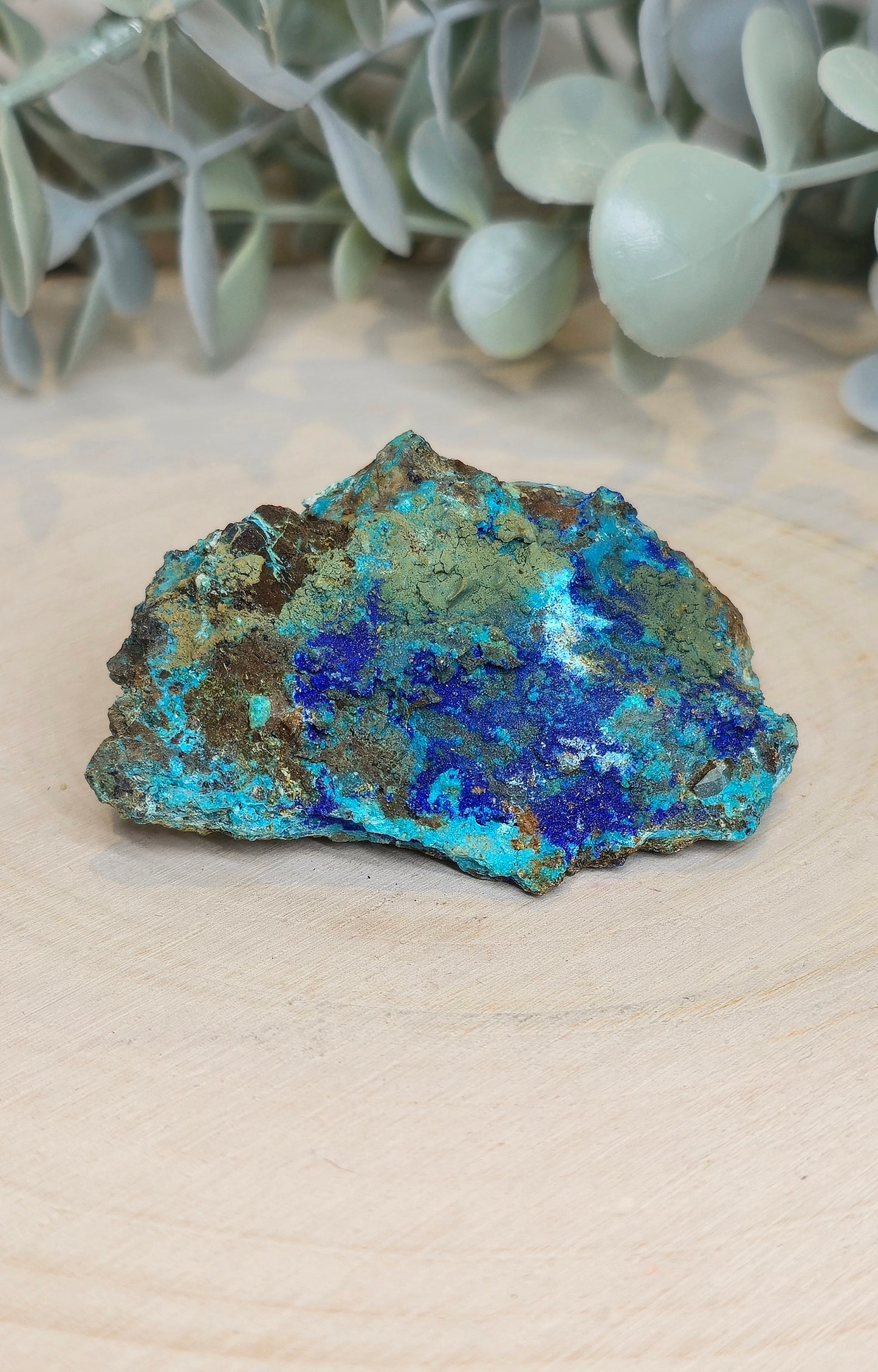 Azurite Malachite Chrysocolle brute