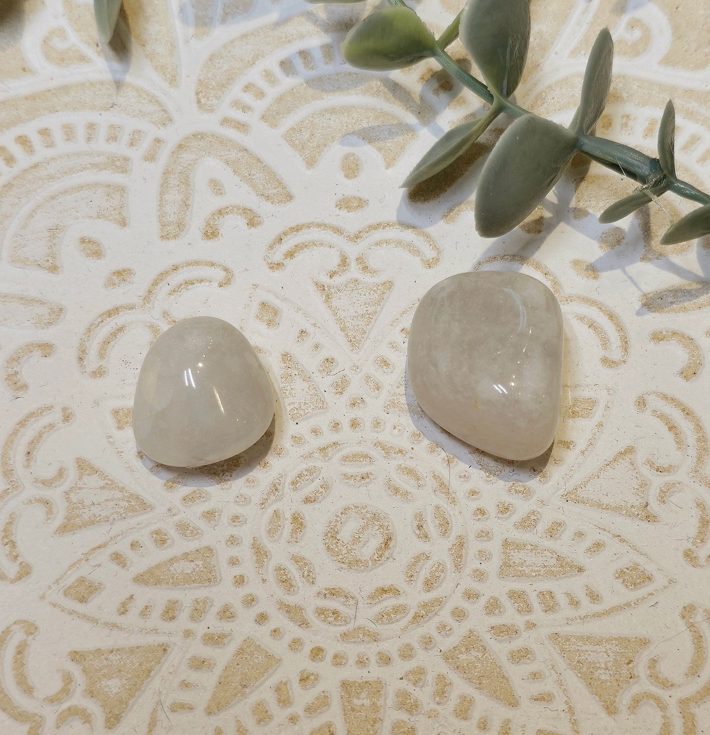 Jade blanc barattée