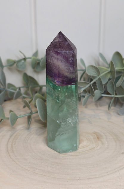 Pointe en Fluorite *réparée*