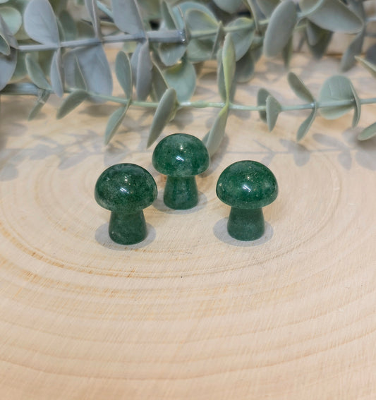 Champignon en Quartz vert