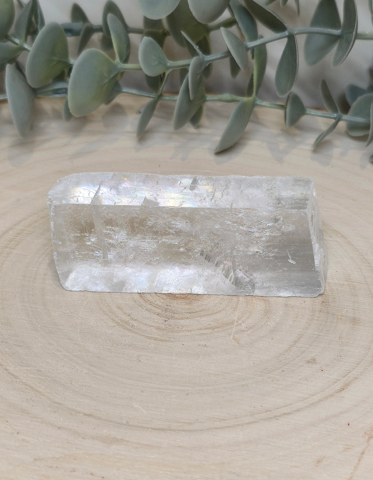 Cube de Calcite optique claire
