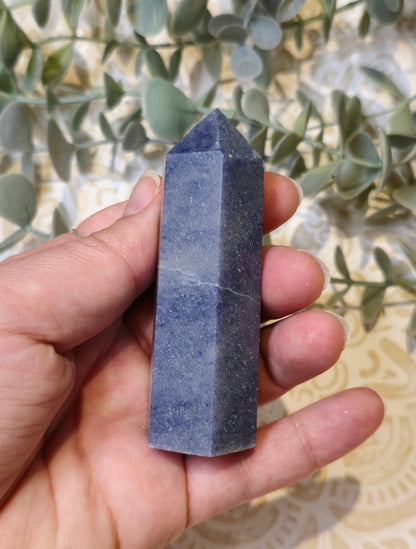 Pointe en Aventurine bleue