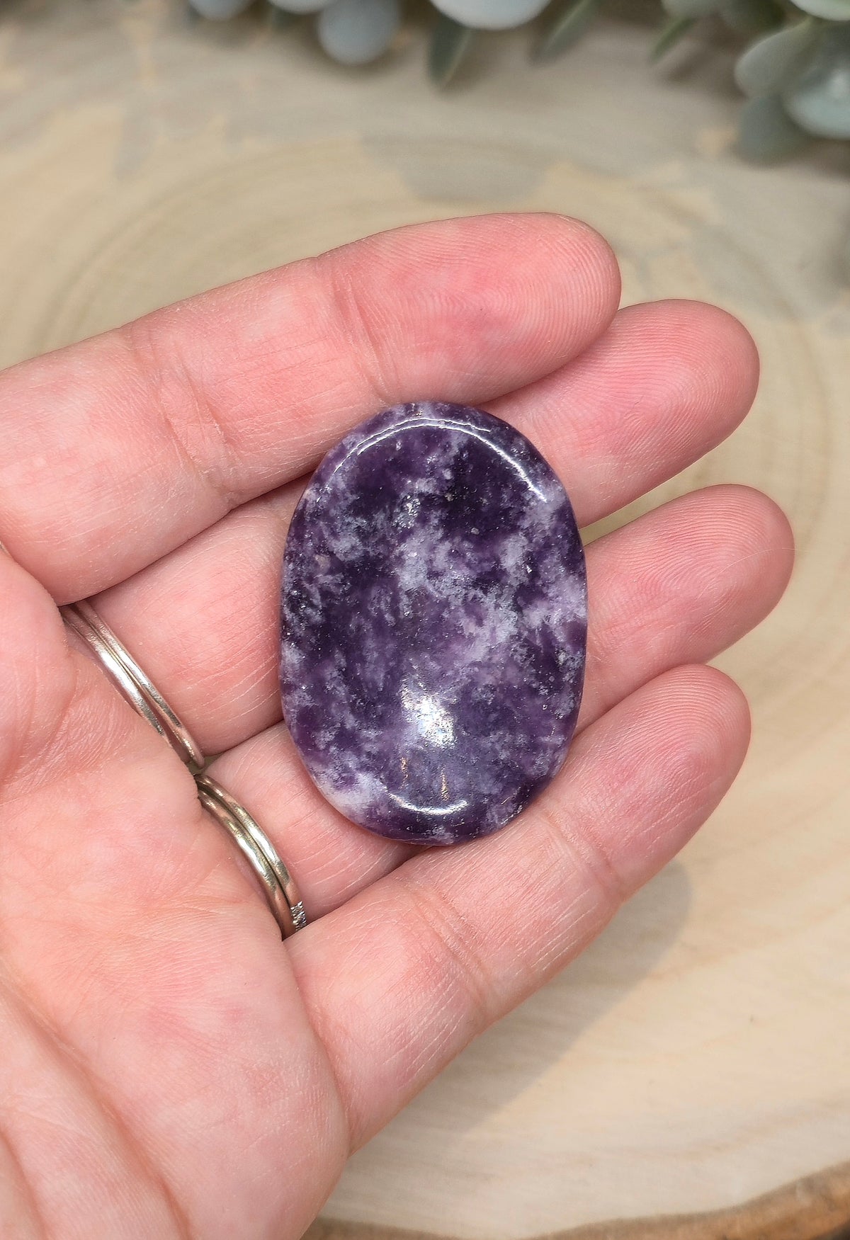 Lépidolite Worry stone