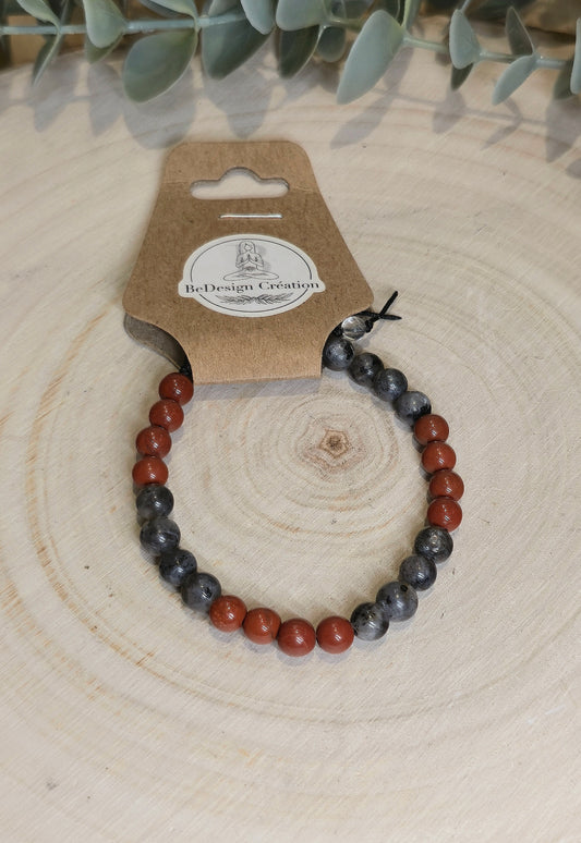 Bracelet avec pierres - création unique