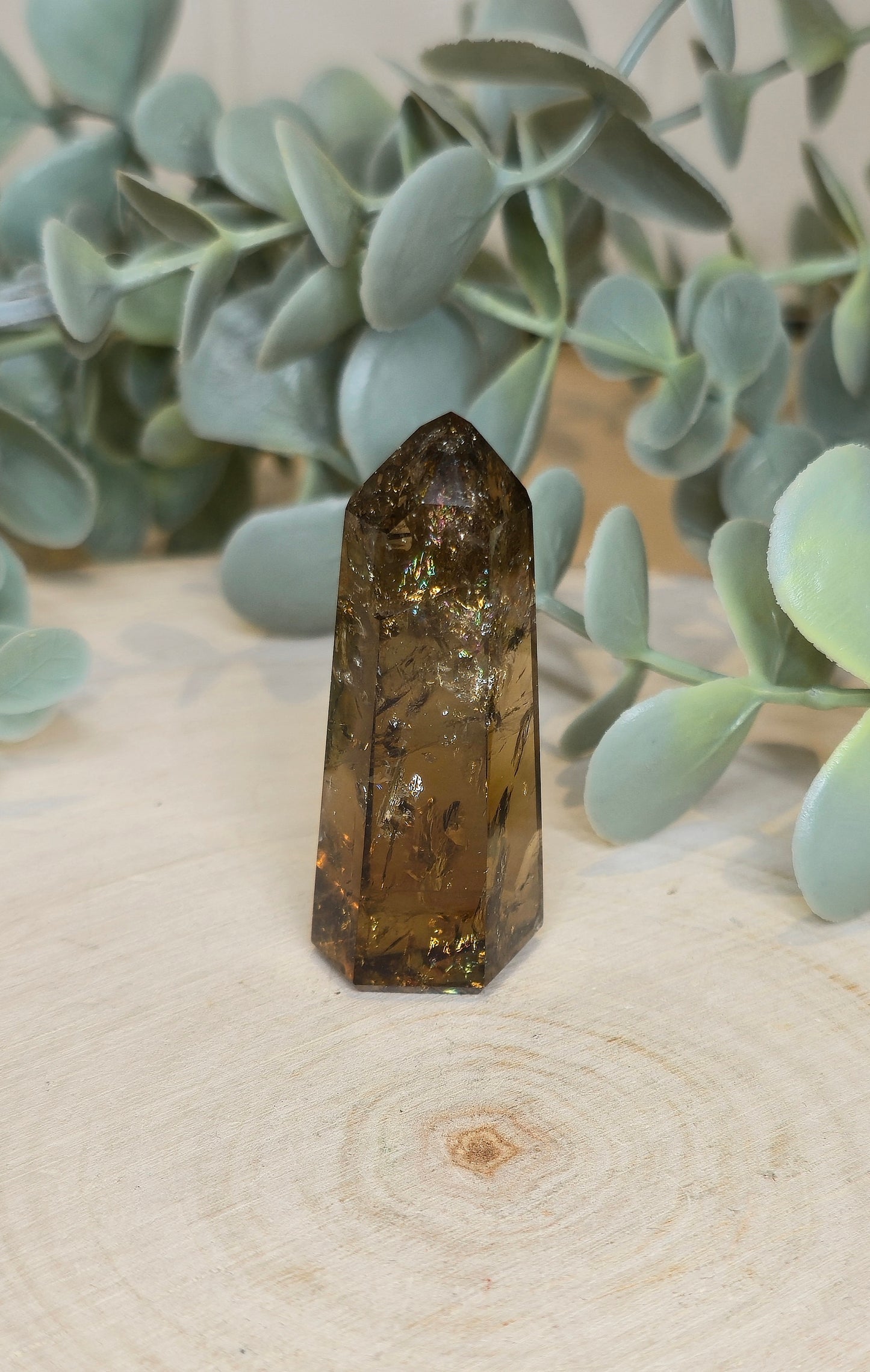 Pointe en Citrine Naturelle
