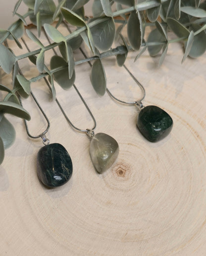 Collier Fluorite barattée