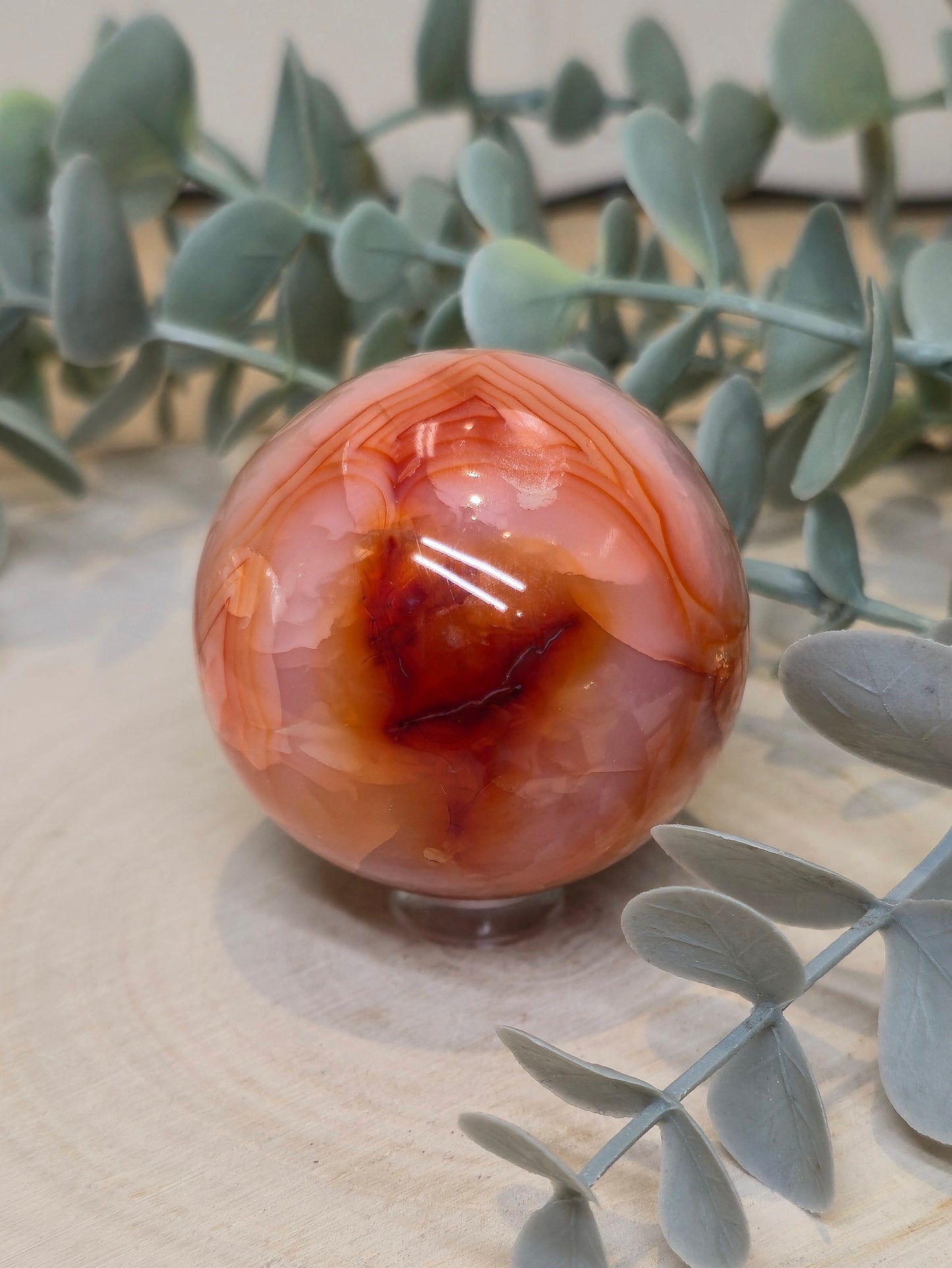 Sphère en Cornaline de Madagascar