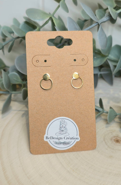 Boucles d’oreilles Ronds gold