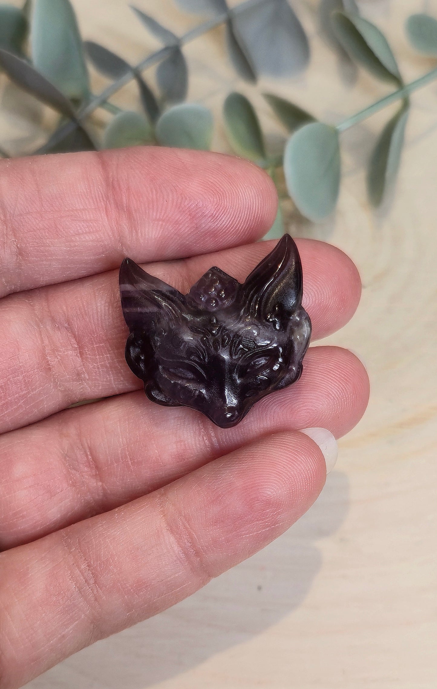 Masque de Renard en Améthyste