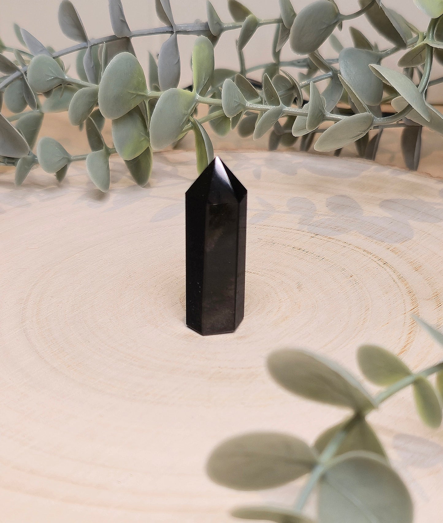 Pointe en Obsidienne dorée