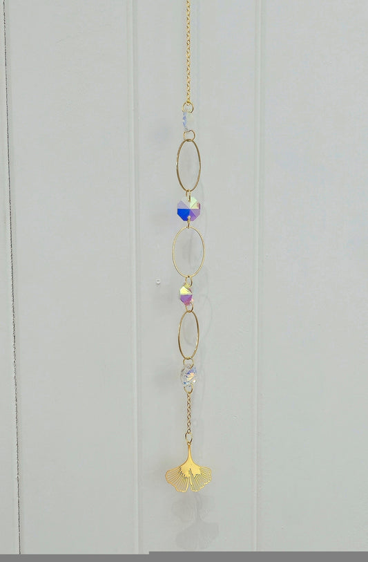 Capteur de lumière cristaux Ginkgo