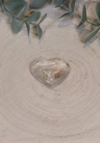 Coeur en Quartz clair