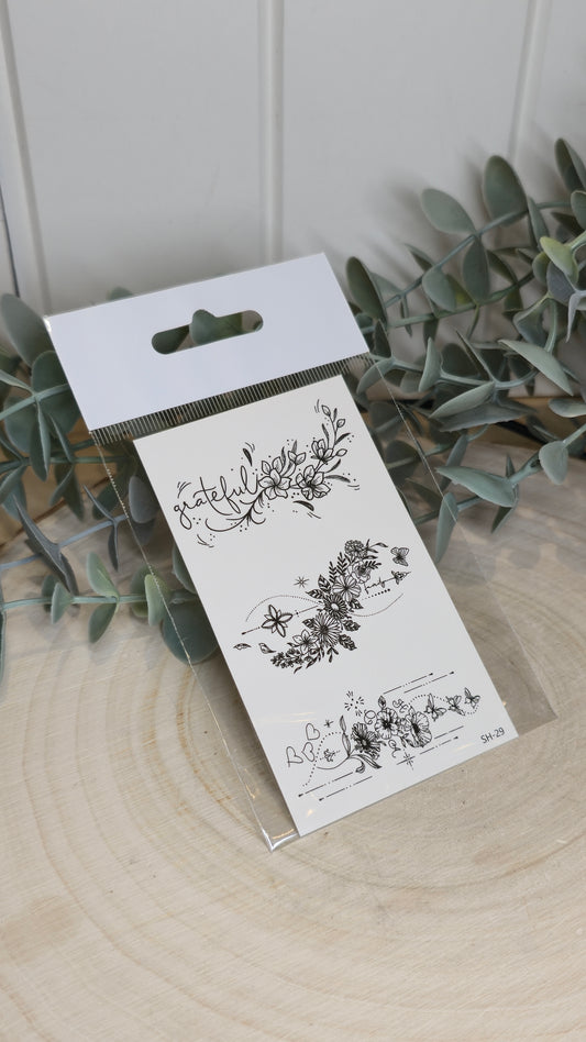 Tatouage temporaire Floral SH-29